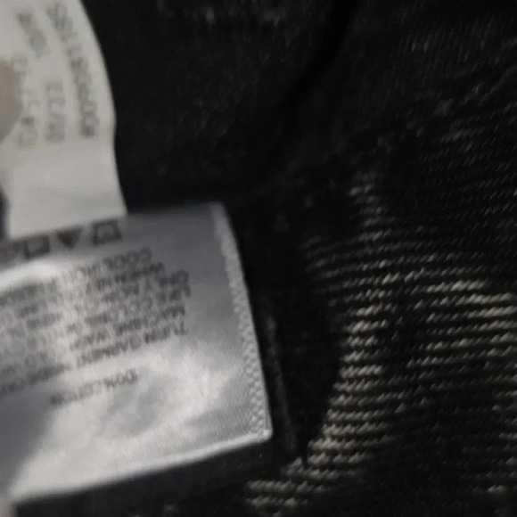 Express Low Rise Black Ripped Boyfriend Jeans - Picture 7 of 12